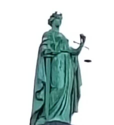 Symbolbild, unscharfe Justicia